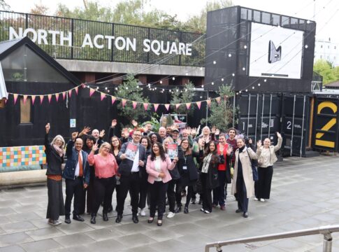 North Acton Square becomes Living Wage Zone. Photo: Ealing Council
