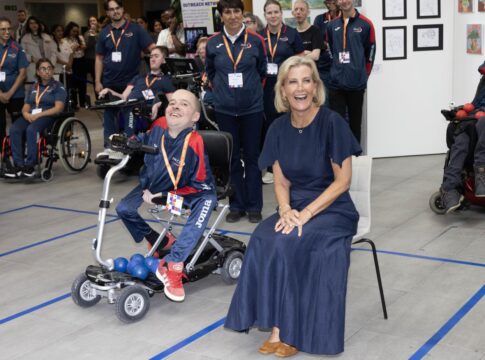 Sophie, the Duchess of Edinburgh visits Ealing. Photo: University of West London