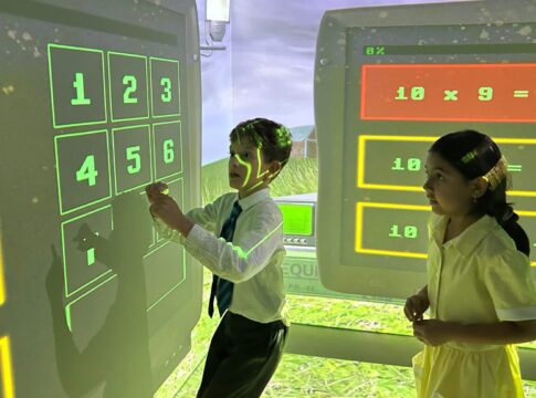 Clifton Lodge immersive classroom. Photo: Clifton Lodge