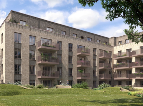 Twyford Park shared ownership apartments. CGI: Latimer